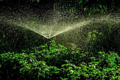 How much does a backyard sprinkler system cost