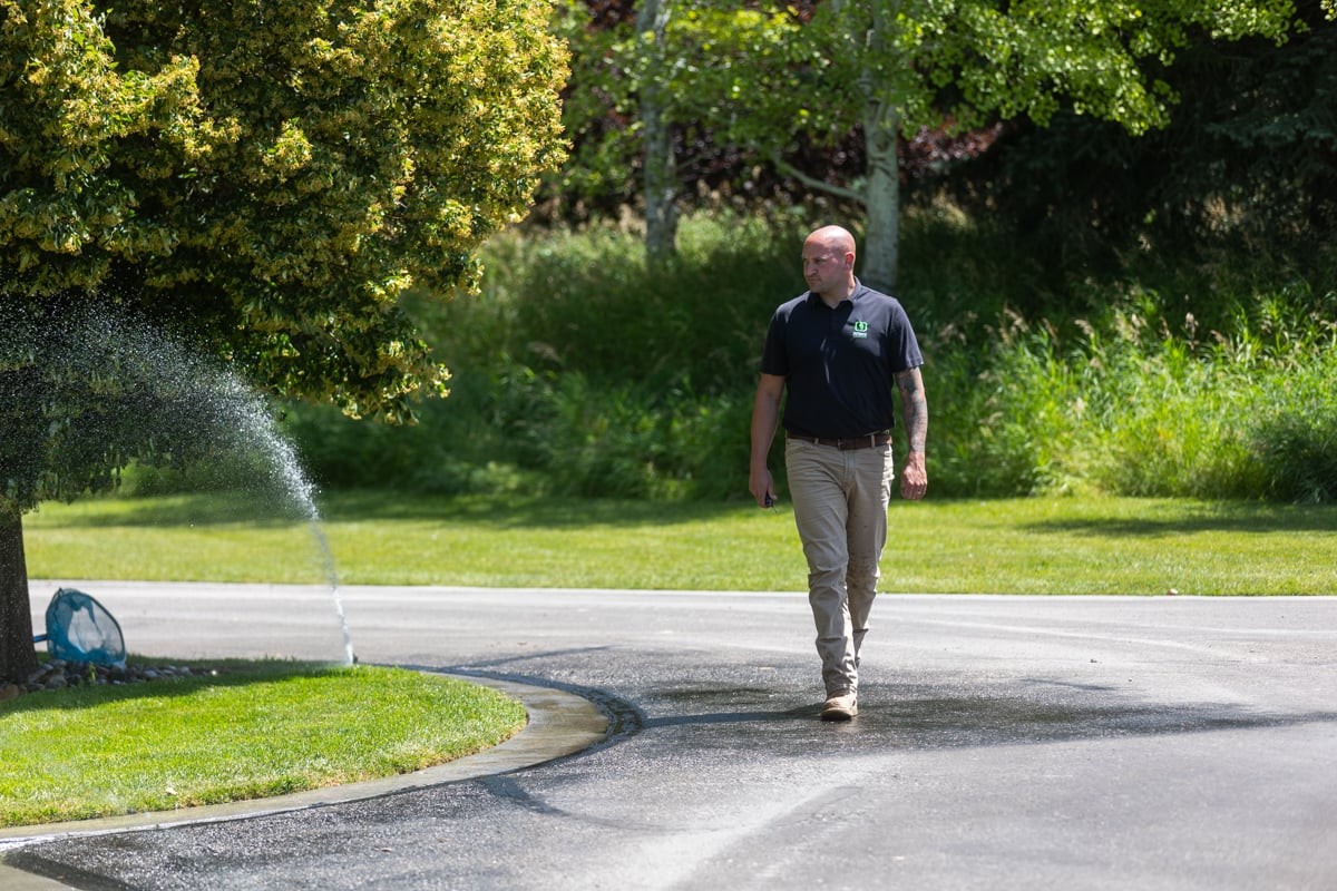 residential maintenance irrigation account manager sprinkler inspection