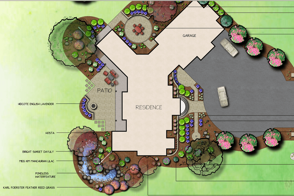 color landscape design