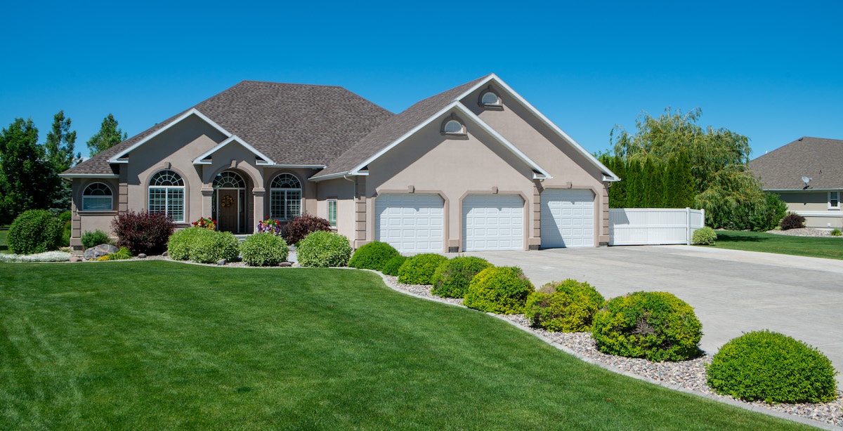 Landscape plantings in Idaho Falls