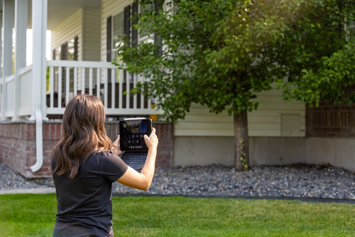 design measure site survey staff turf lawn grass 8