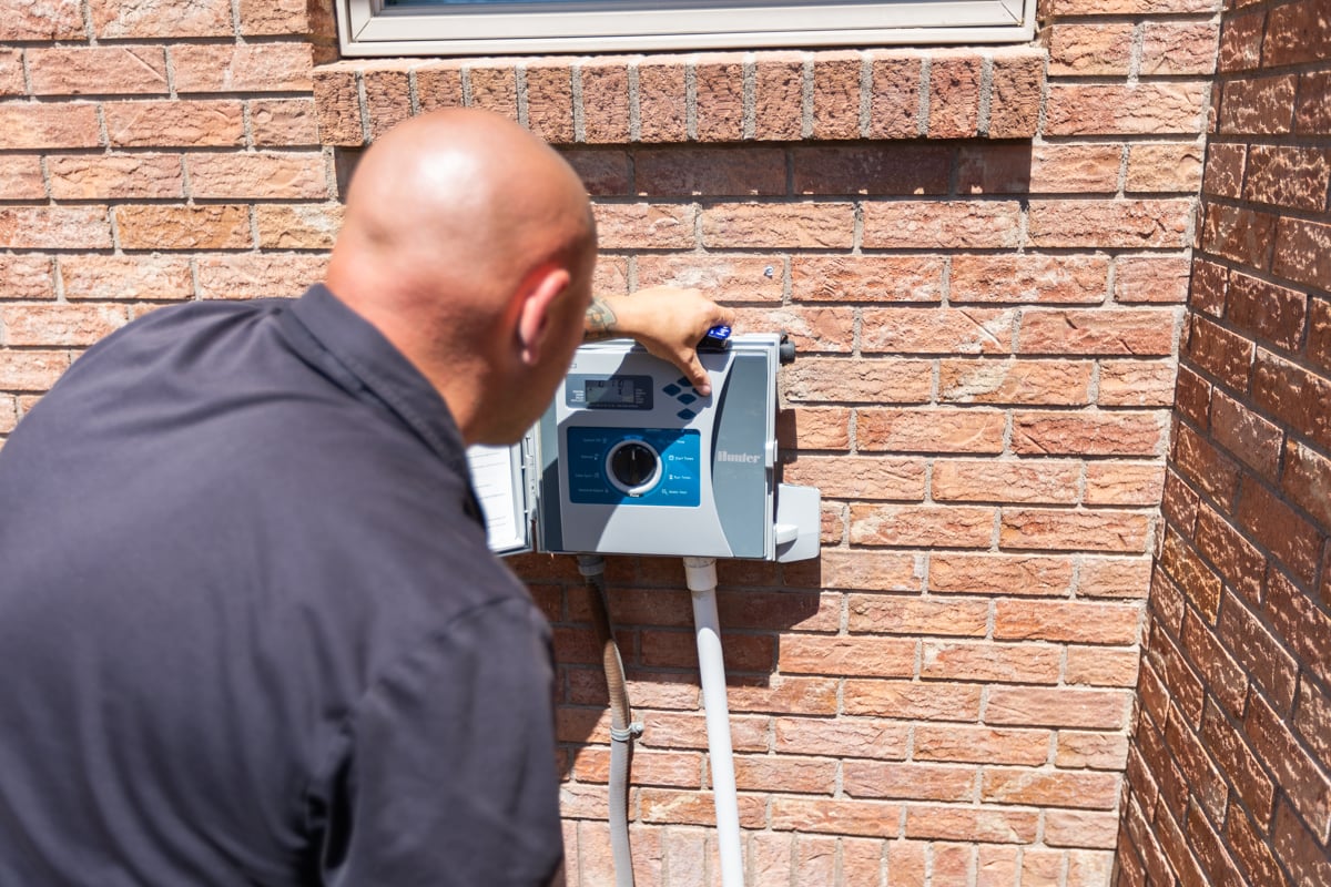 residential maintenance irrigation account manager sprinkler inspection controller 4