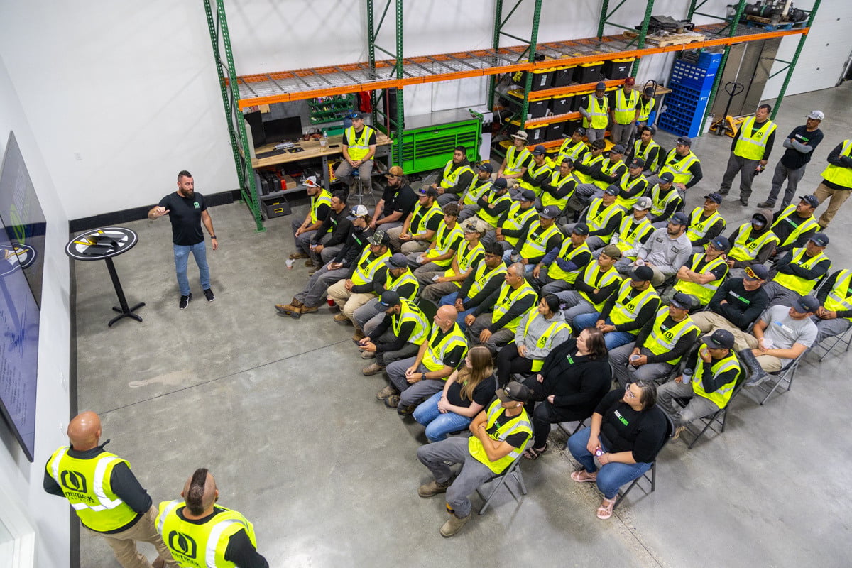 staff crew safety training meeting office yard shop 14