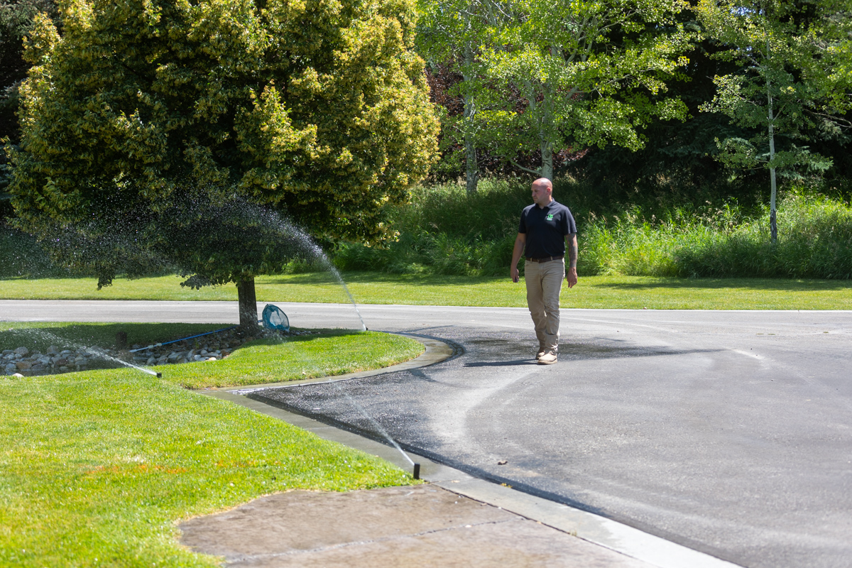 residential maintenance irrigation account manager sprinkler inspection 2