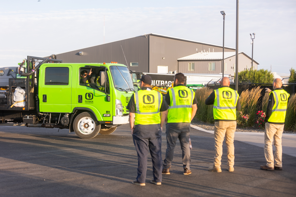 crew team office morning stretch trucks 21